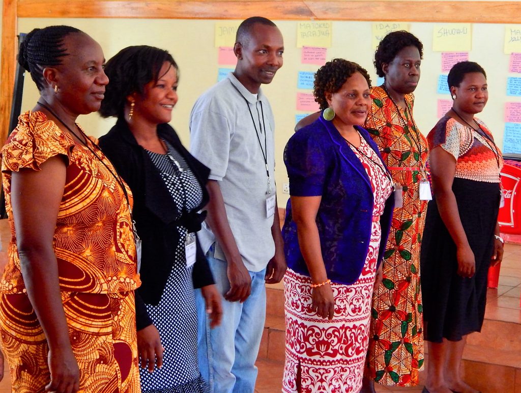 Participants in Tanzania at an Equitas human rights education training