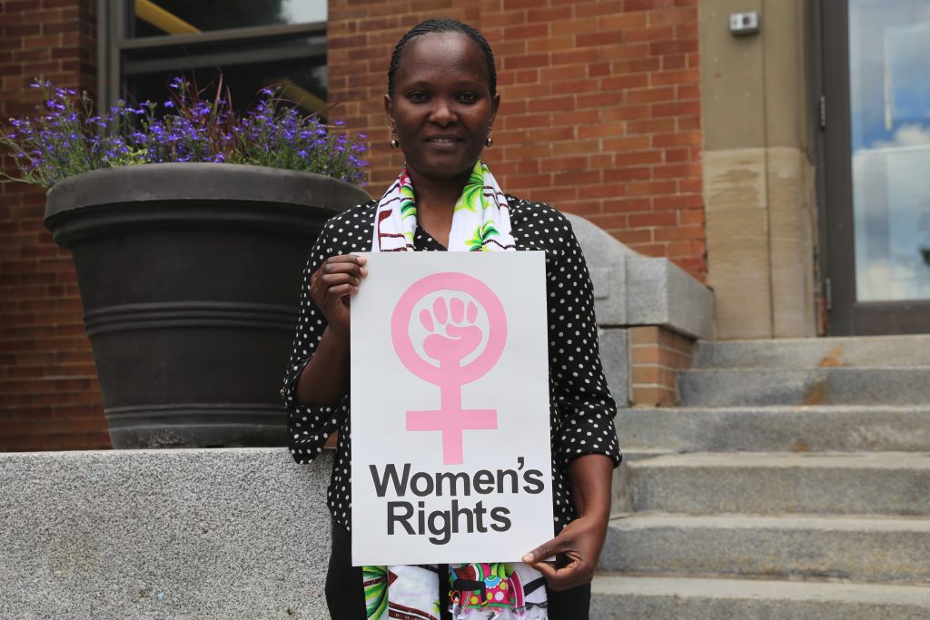 Women's rights defender at Equitas' International Human Rights Training Program in Montreal, Canada