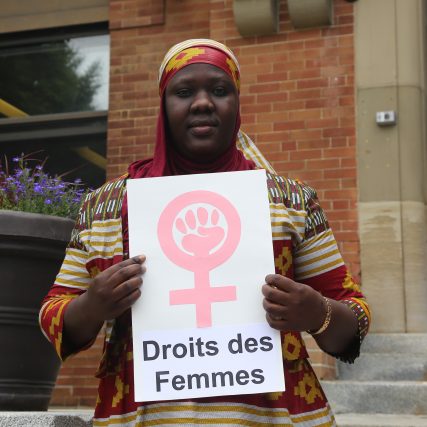 Salit Thiam Equitas 2017 Salie Thiam, défenseuse sénégalaise des droits des femmes lors du Programme international de formation aux droits humains d'Equitas à Montréal, au Canada