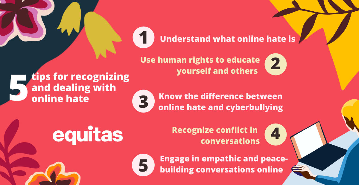 gennembore Paine Gillic forværres 5 tips for recognizing and dealing with online hate | Equitas