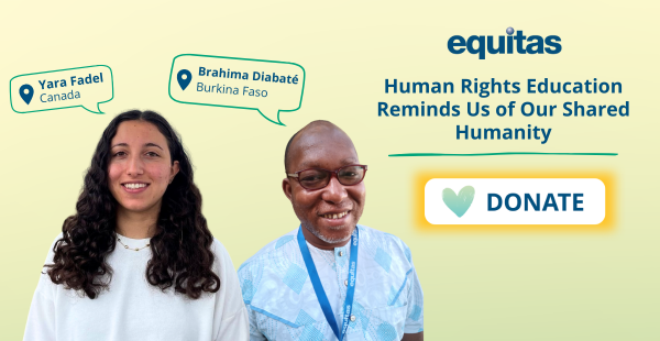Human Rights Education Reminds us of our Shared Humanity. Donate.