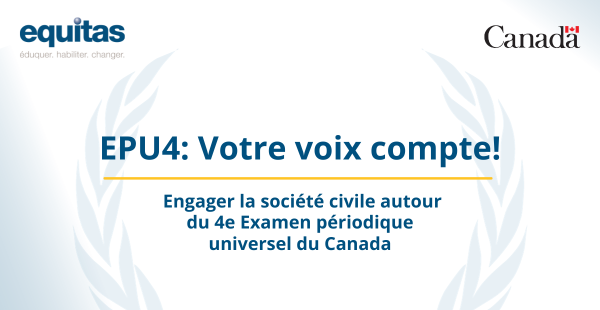 EPU4 : Votre voix compte!