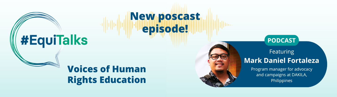 EquiTalks: Voices of Human Rights Education New podcast episode!