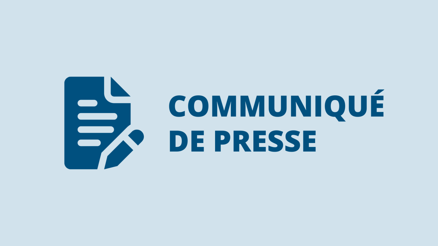Communiqué de presse